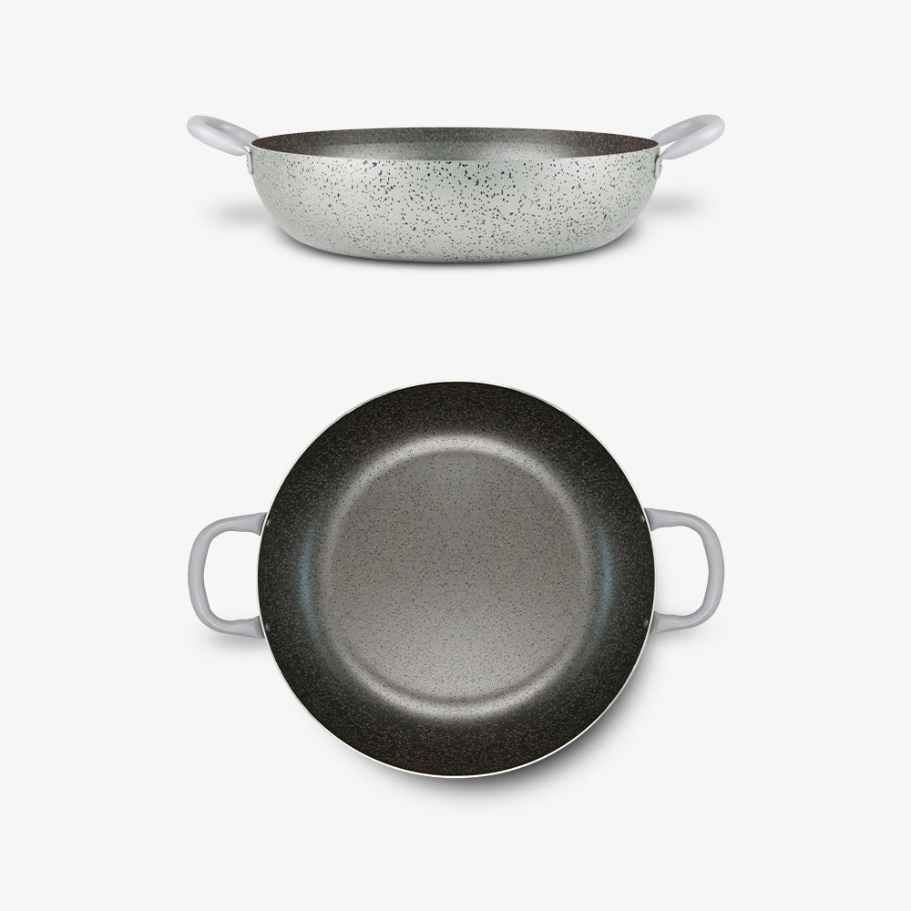 Tegame antiaderente maneggevole alluminio PFOA free antigraffio pratica cottura veloce made in italy_5 - 5