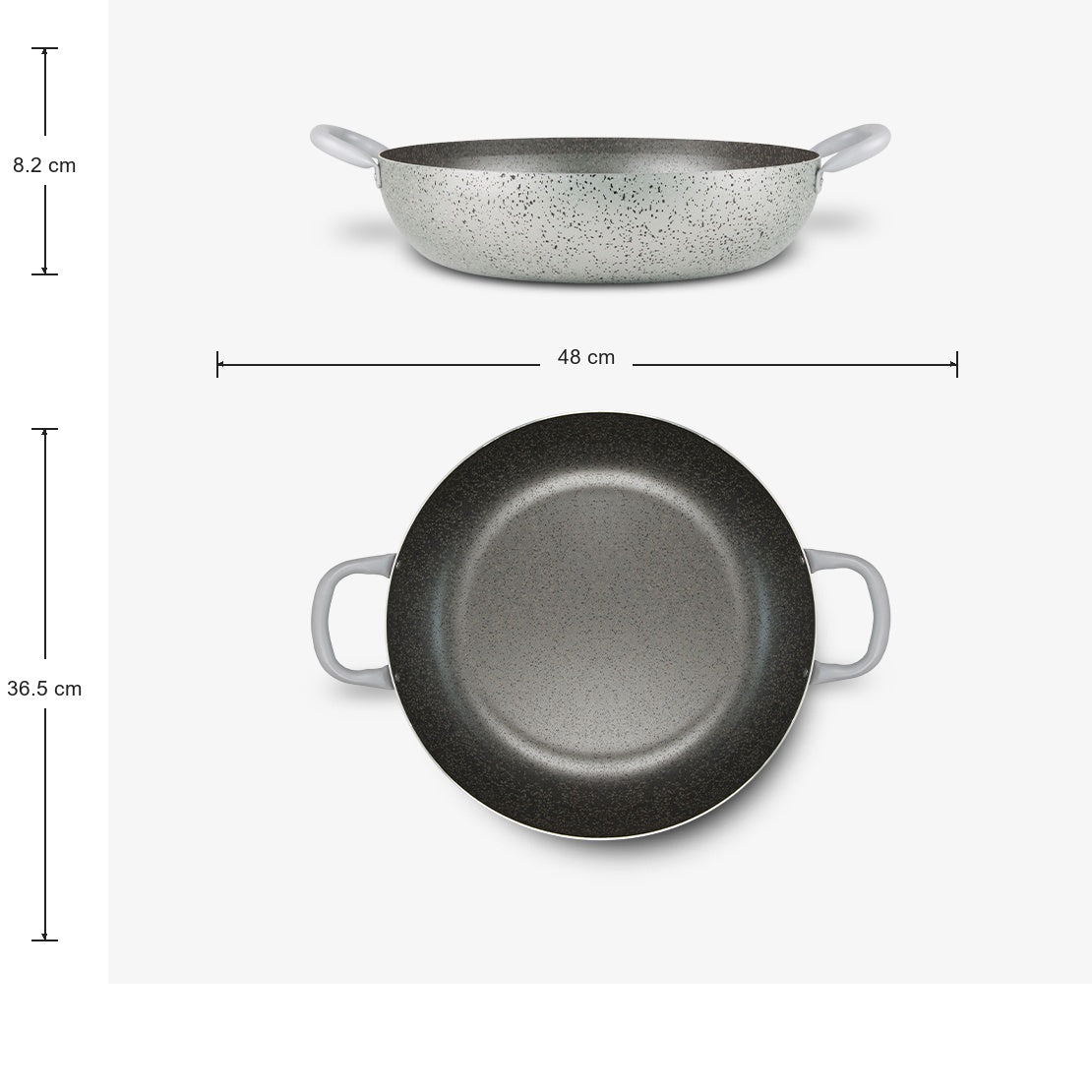 Set mit 2 Schmortöpfen aus Aluminium, Ø 36/40 cm Janet 2.0 – Foto 6 - 6
