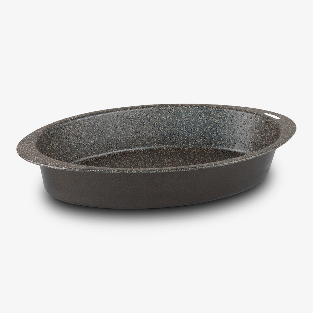 Teglia Ovale antiaderente alluminio 7 strati PFOA free antigraffio made in italy_1