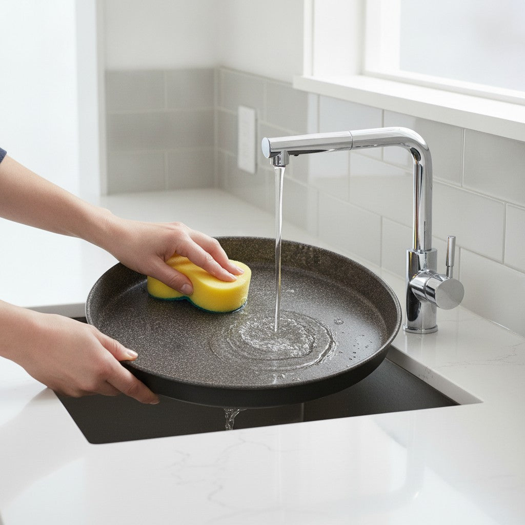 Tortiera Focaccia grande antiaderente alluminio 7 strati PFOA free antigraffio made in italy