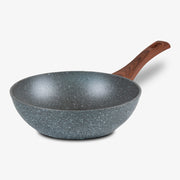 Wok ad induzione con alto spessore resistente con un manico