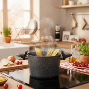 Induktions-Nudelkocher mit besonders widerstandsfähiger, hoher Wandstärke