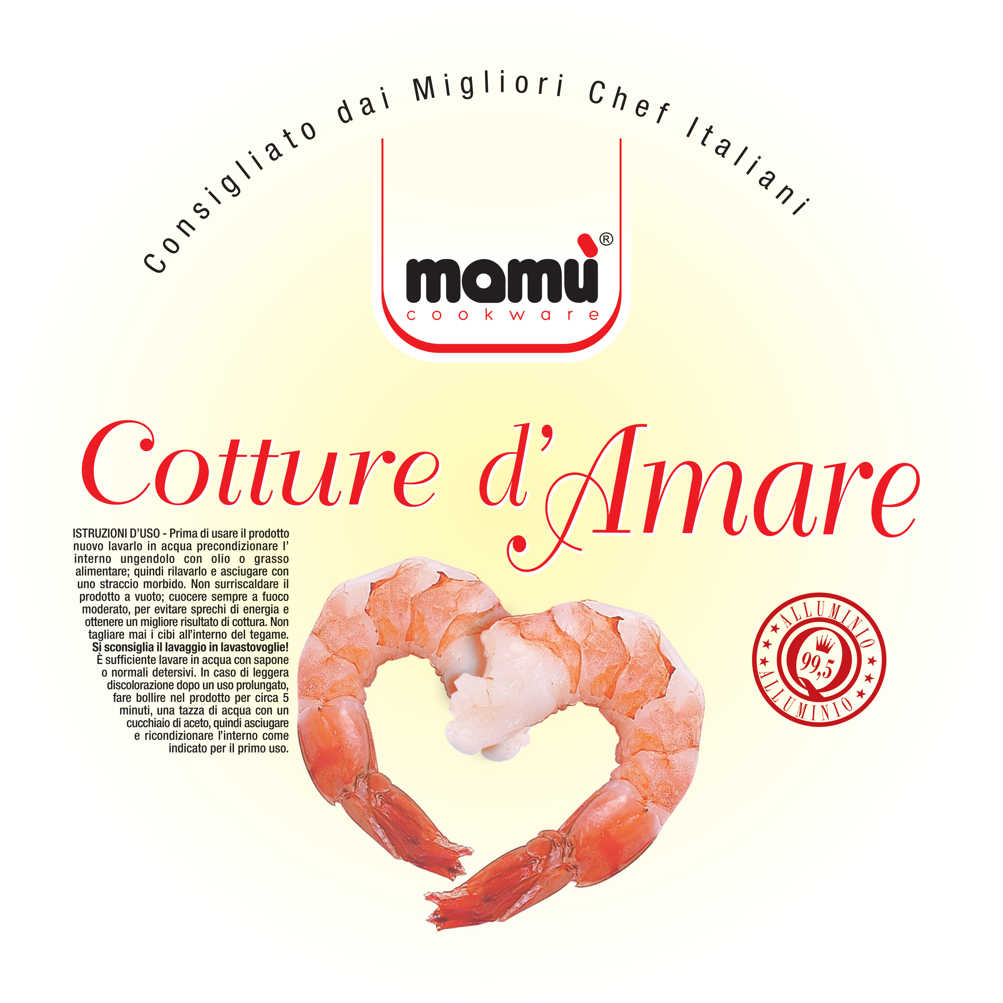 Casseruola con due manici in alluminio bianco con manico in ferro capiente horeca casalinga per sentirti uno chef made in italy