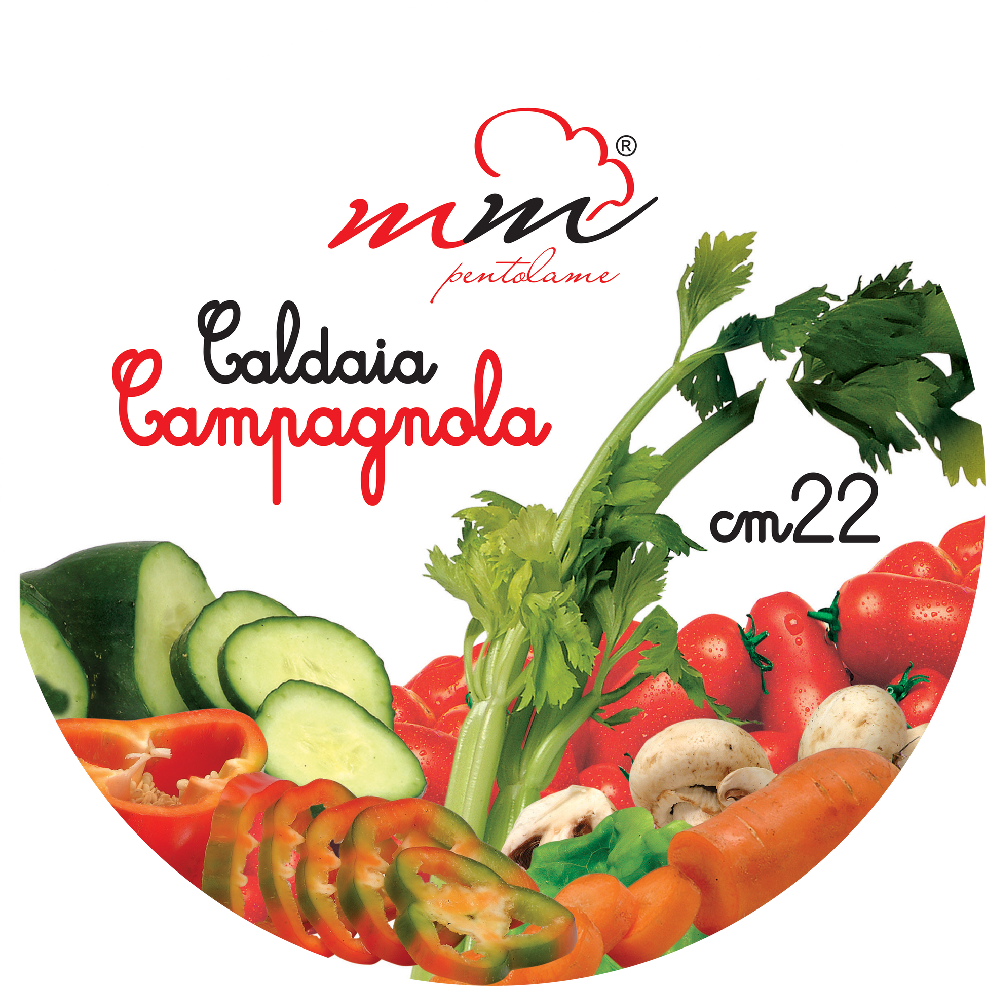 Weißer Aluminiumdeckel, hergestellt in Italien