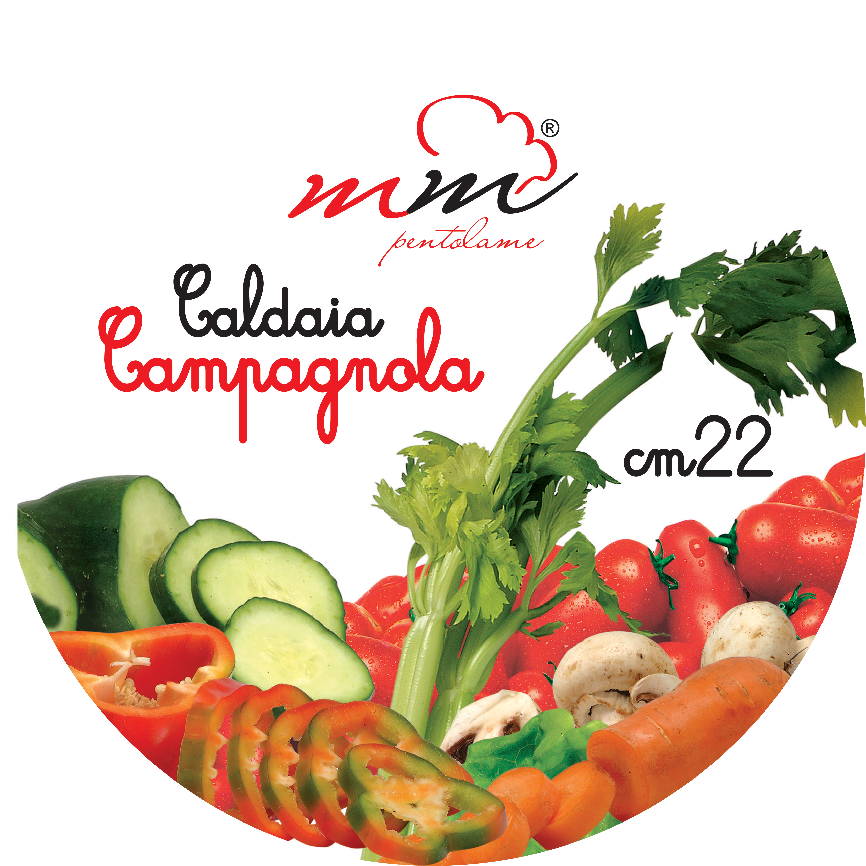 White aluminum lid made in Italy