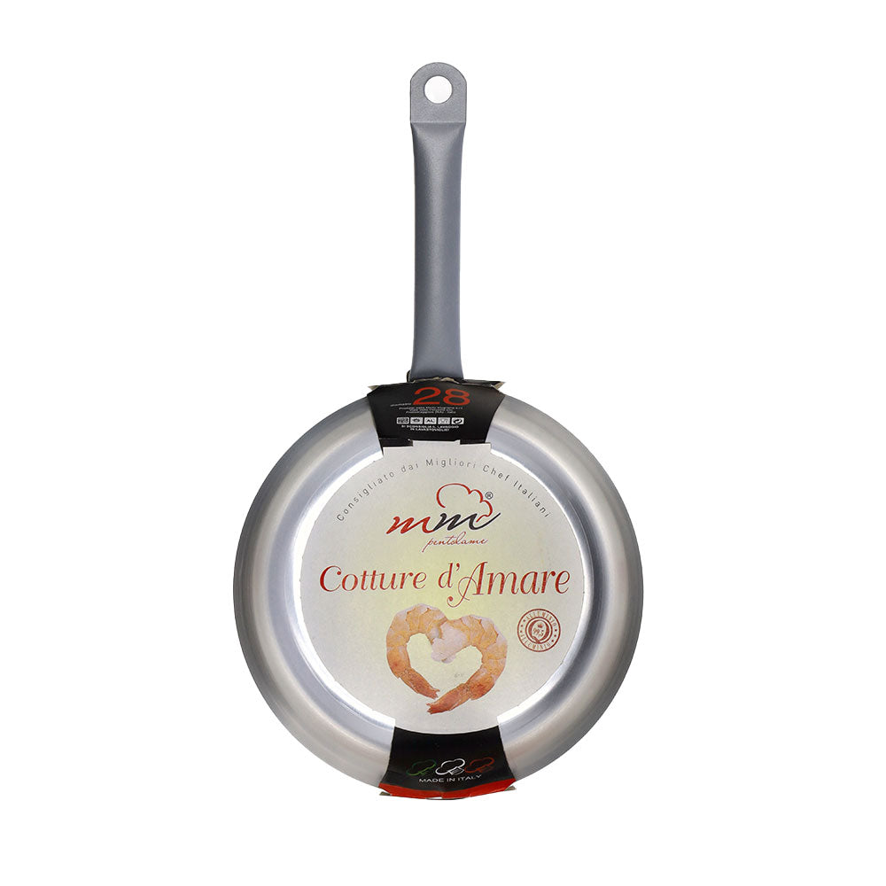 saltapasta in alluminio bianco con manico in ferro capiente horeca casalinga per sentirti uno chef made in italy cotture damare_2