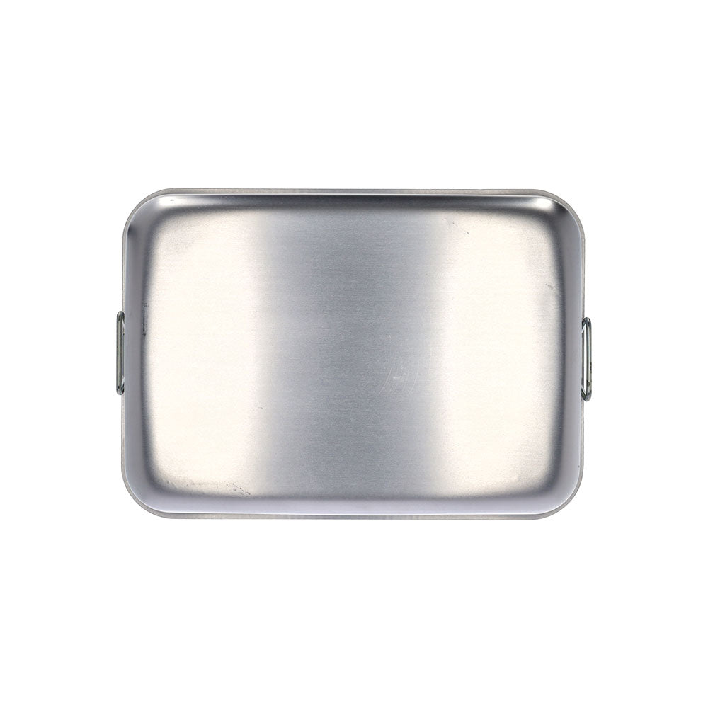 rostiera in alluminio bianco con manico in ferro capiente horeca casalinga per sentirti uno chef made in italy cotture damare_4