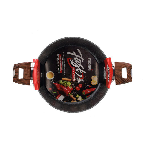 Induction pan with extra-resistant high thickness - 4