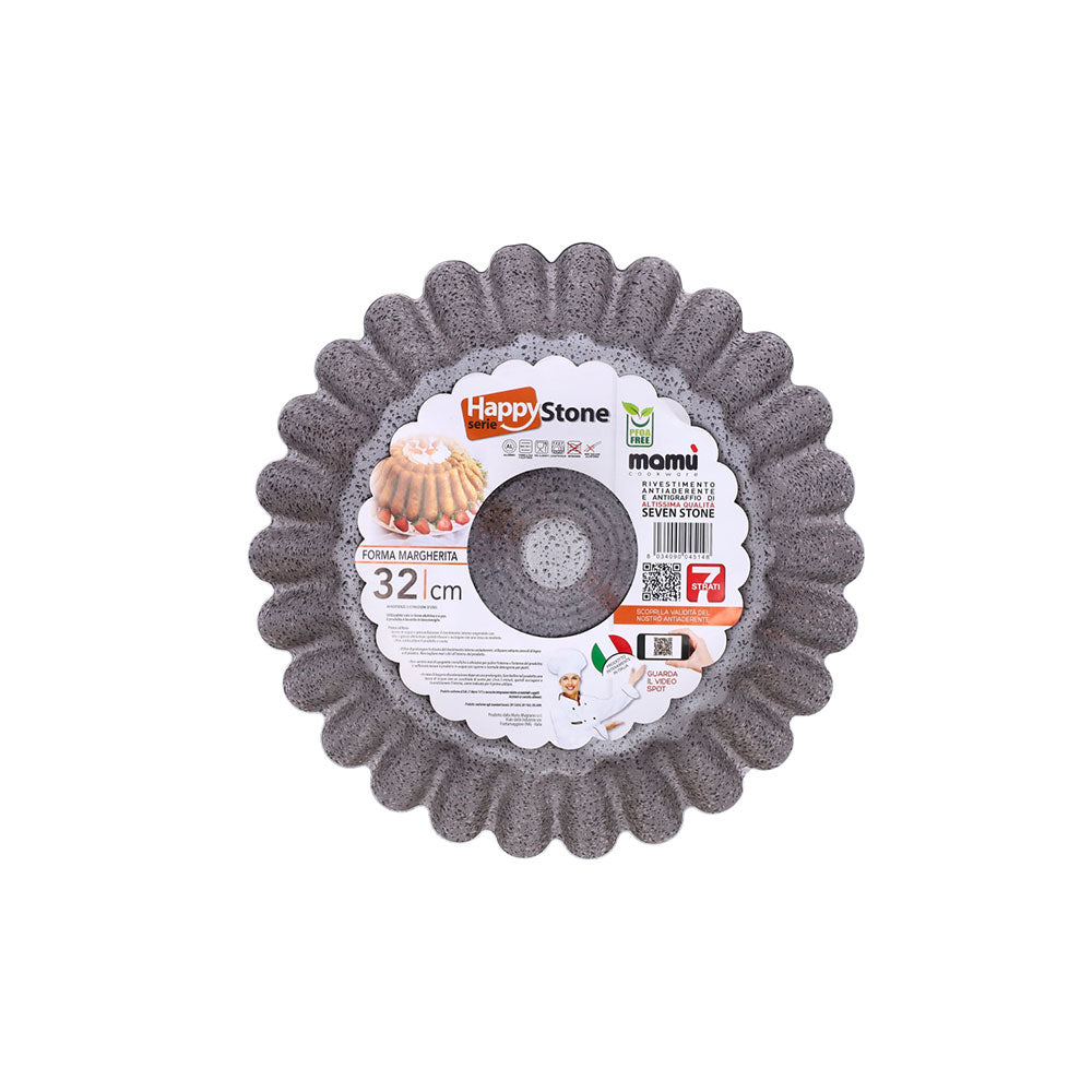 Mamù Set 3 stampi budino, cuore, margherita antiaderente 7 strati PFOA free antigraffio made in italy_6