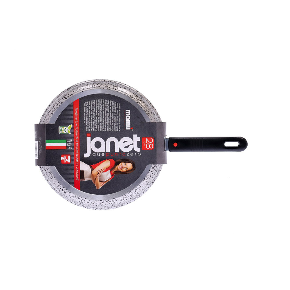 Niedrige Ofentemperatur, antihaftbeschichtet, leicht zu handhaben, PFOA-frei, kratzfestes Aluminium, praktisch, schnelles Garen, hergestellt in Italien