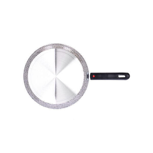 Niedrige Ofentemperatur, antihaftbeschichtet, leicht zu handhaben, PFOA-frei, kratzfestes Aluminium, praktisch, schnelles Garen, hergestellt in Italien