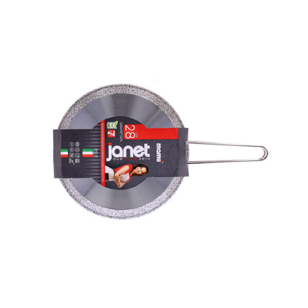 Non-stick omelette pan, easy to handle, PFOA-free, scratch-resistant aluminum, practical, fast cooking, made in Italy