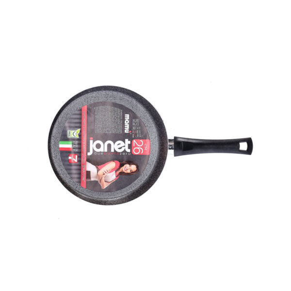 Einfach zu handhaben, antihaftbeschichtet, kratzfest, PFOA-freie Aluminiumplatte, praktisch, schnelles Kochen, hergestellt in Italien - 5