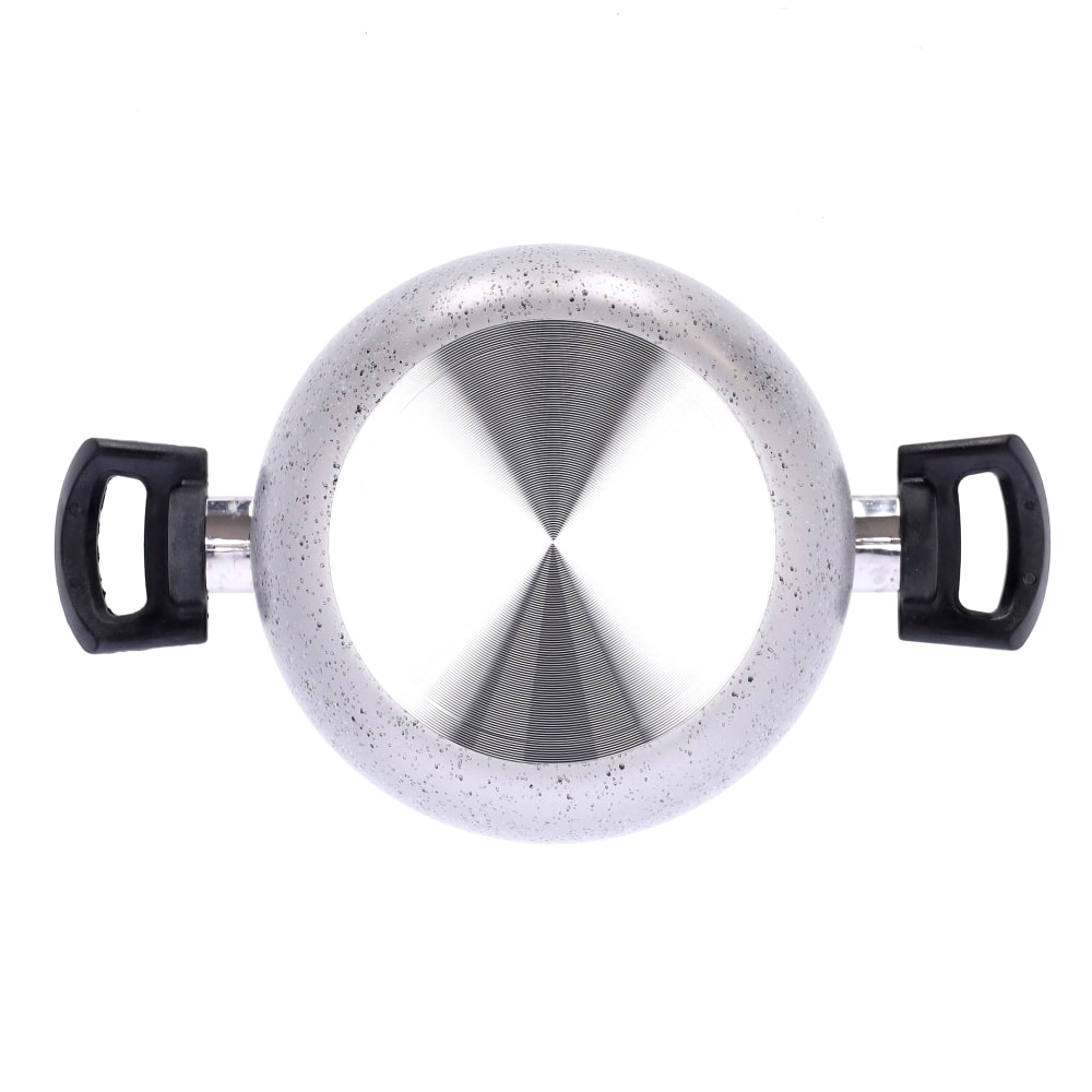 Casserole with two handles, non-stick, easy to handle, PFOA-free, scratch-resistant aluminum, practical, fast cooking, made in Italy