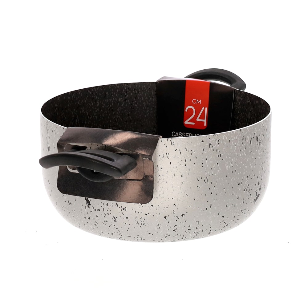 Casserole with two handles, non-stick, easy to handle, PFOA-free, scratch-resistant aluminum, practical, fast cooking, made in Italy - 11