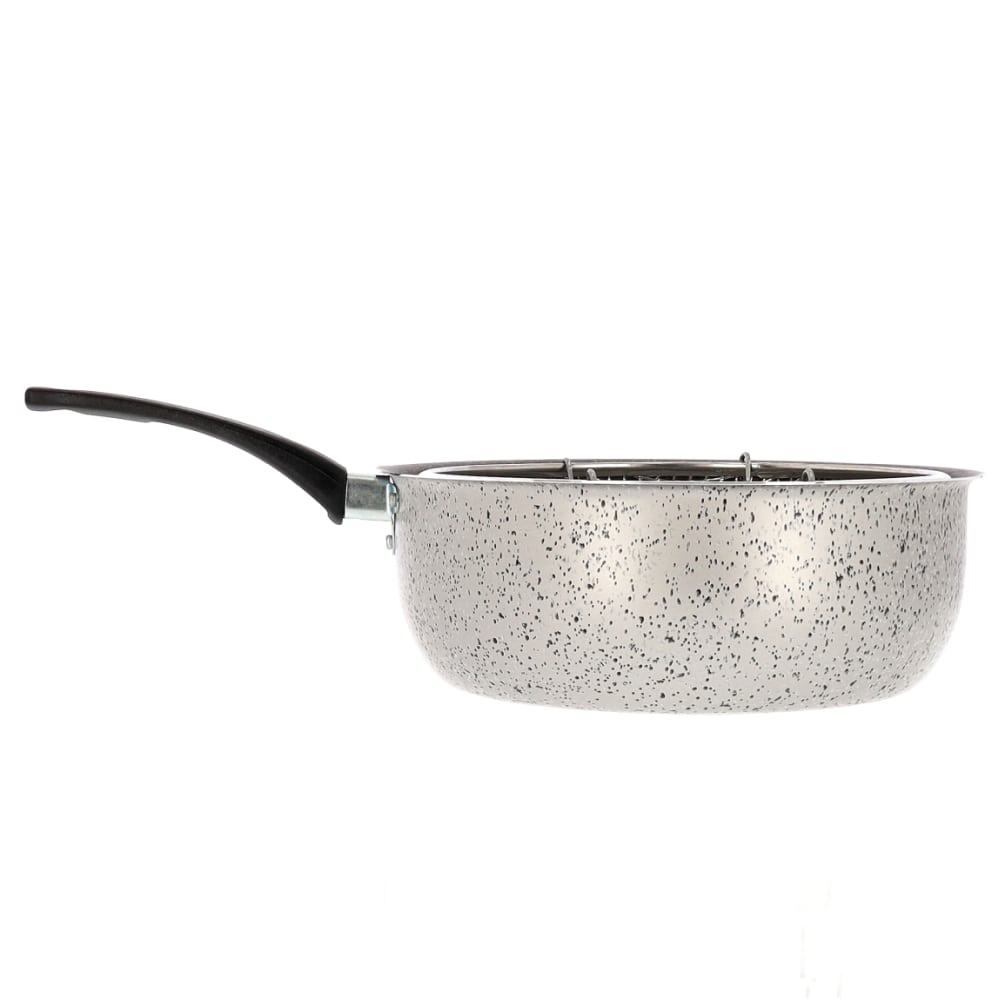 Fryer with a non-stick handle, easy to handle, PFOA-free, scratch-resistant aluminum, practical, fast cooking, made in Italy - 5