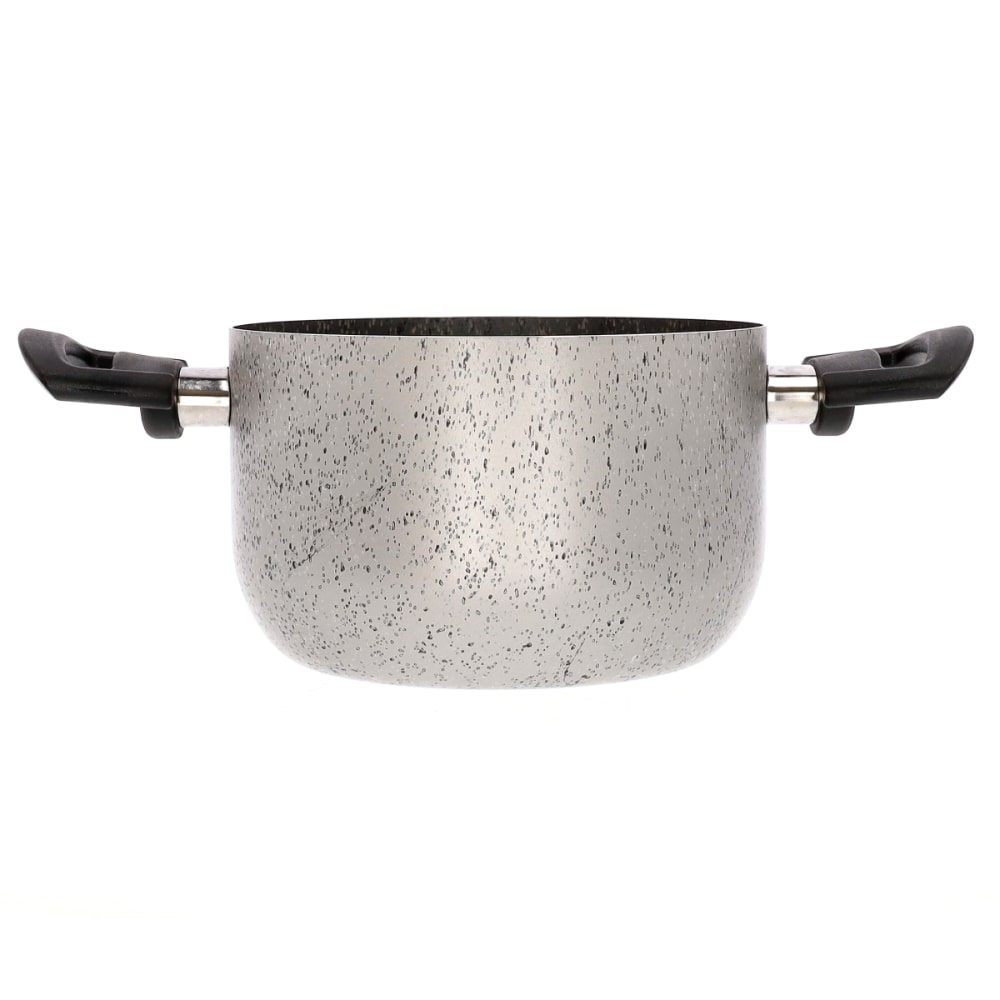 Mamù Set 3 pezzi cucinare pasta con pentola, padella e coperchio antiaderente in alluminio PFOA free made in italy_9