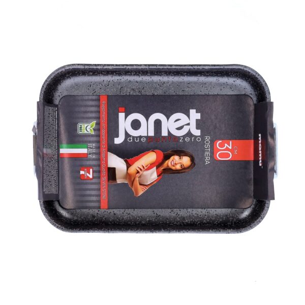 Non-stick roasting pan, easy to handle, PFOA-free, scratch-resistant aluminum, practical, fast cooking, made in Italy