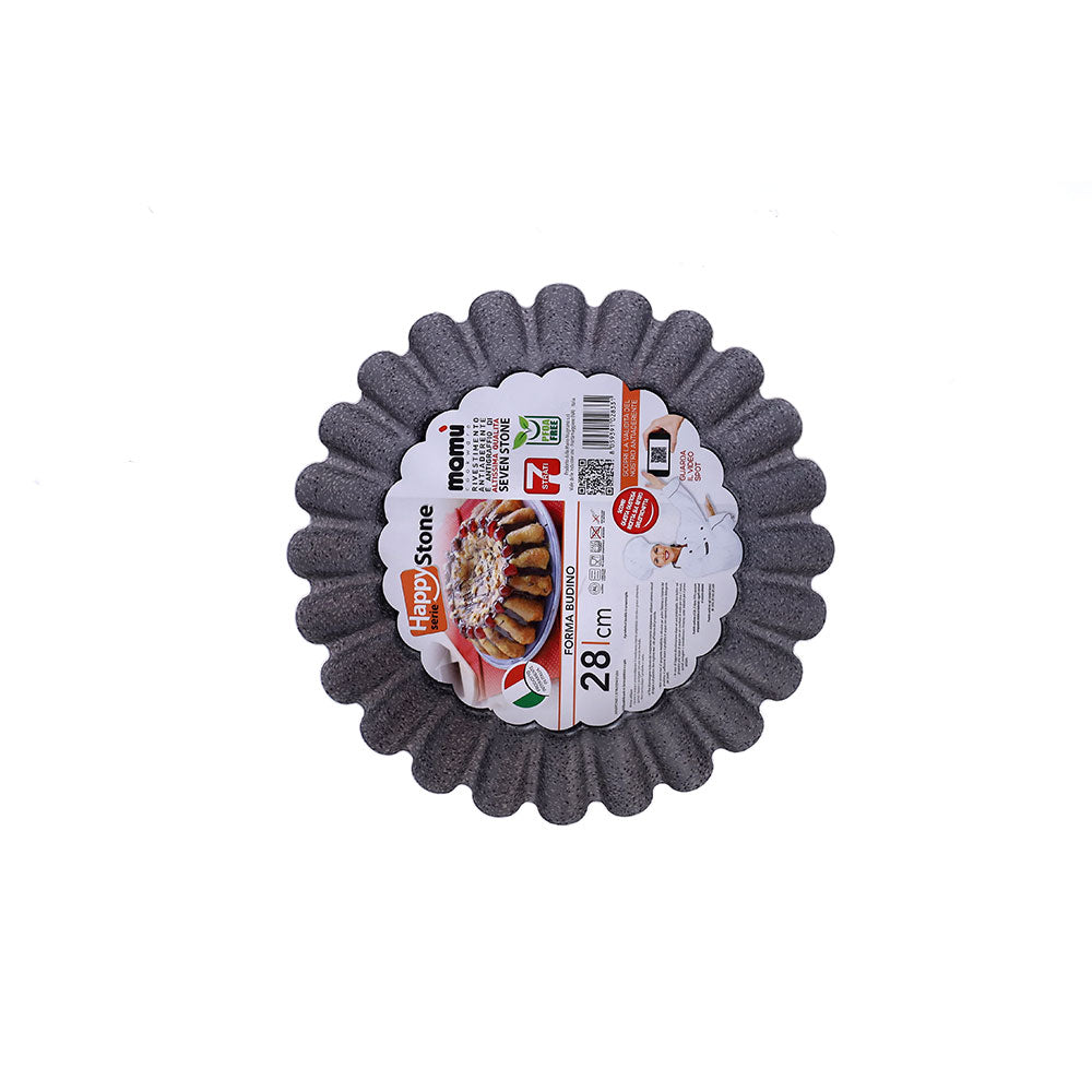 Mamù Set 3 stampi budino, cuore, margherita antiaderente 7 strati PFOA free antigraffio made in italy_10