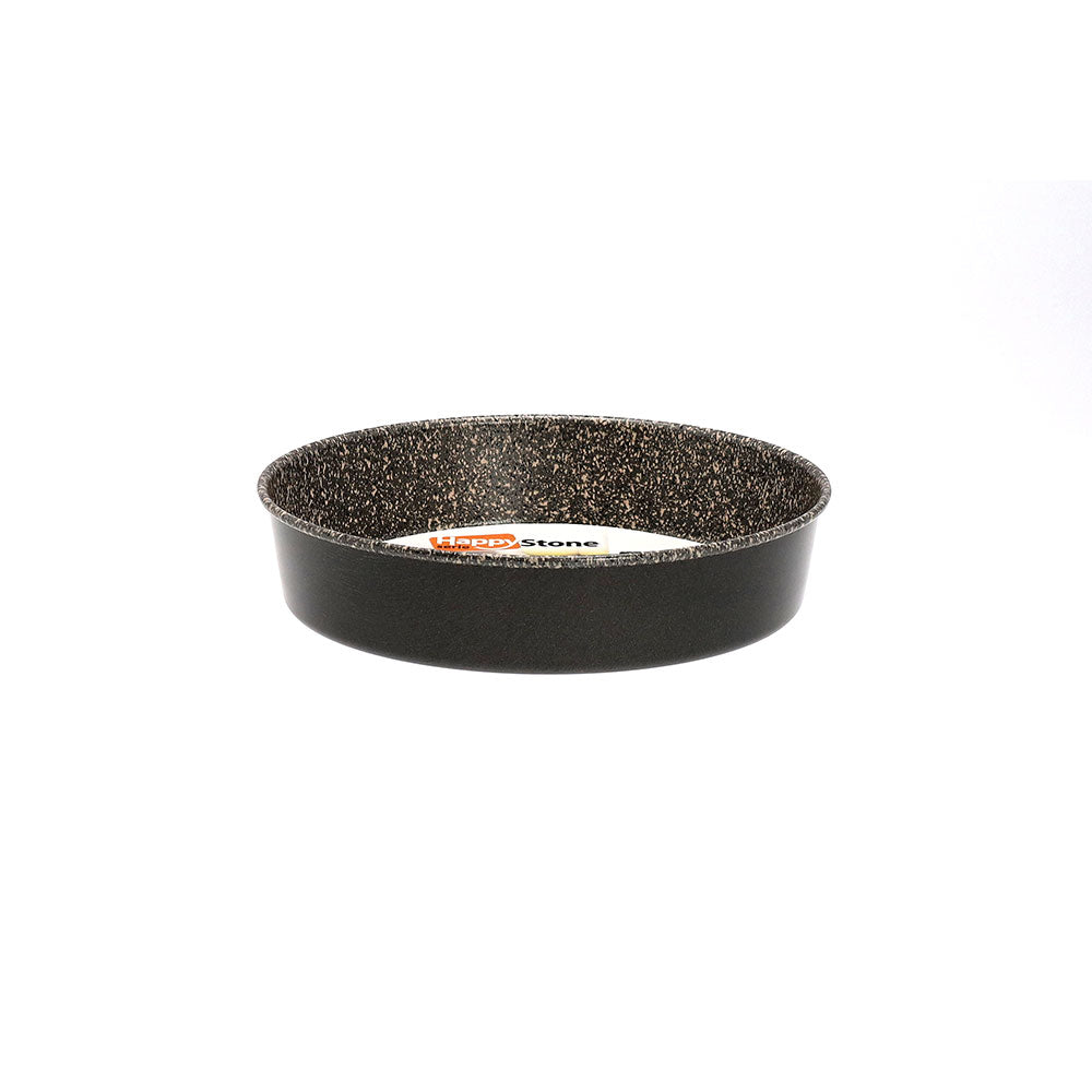 7-layer non-stick aluminum cake pan, PFOA-free, scratch-resistant, made in Italy.