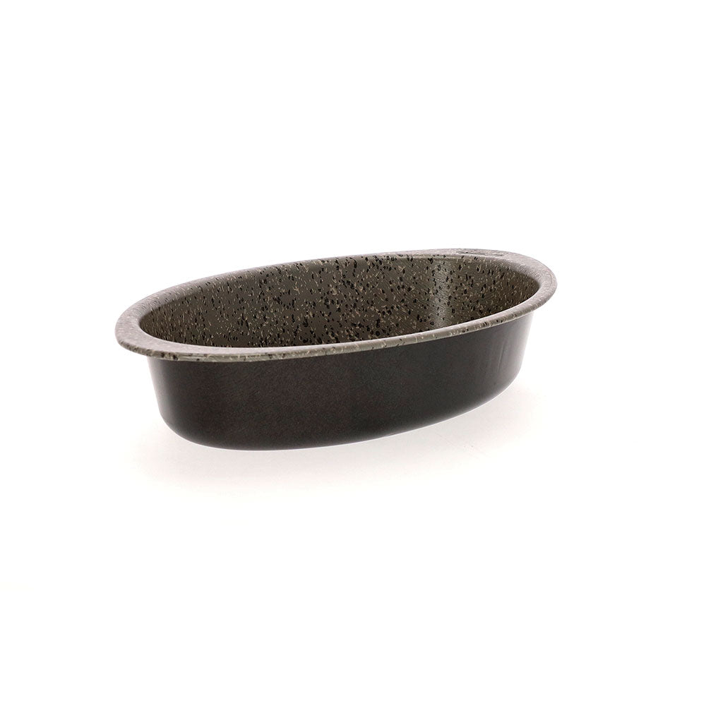 Mamù Set 2 pezzi teglie da forno quadrata e ovale antiaderenti antigraffio in alluminio made in italy_10 - 10