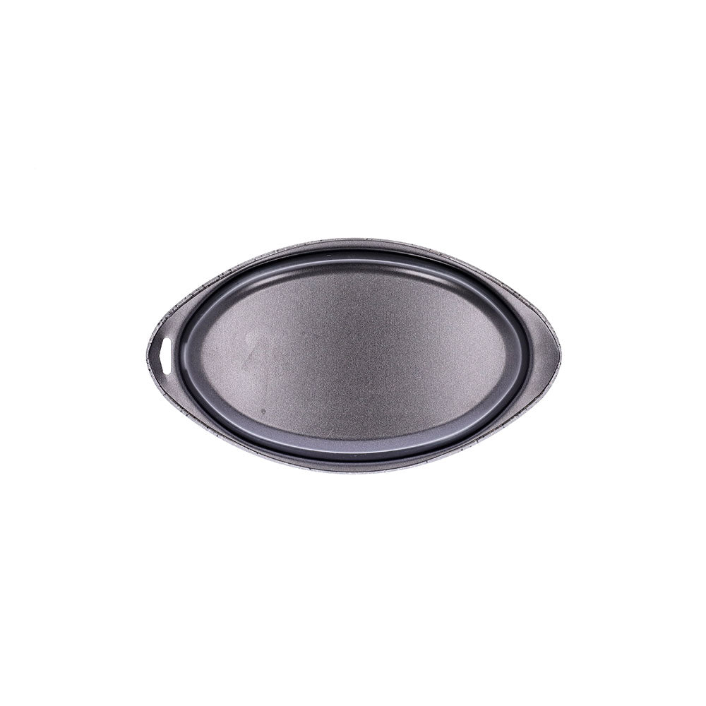 Mamù Set 2 pezzi teglie da forno quadrata e ovale antiaderenti antigraffio in alluminio made in italy_7 - 7