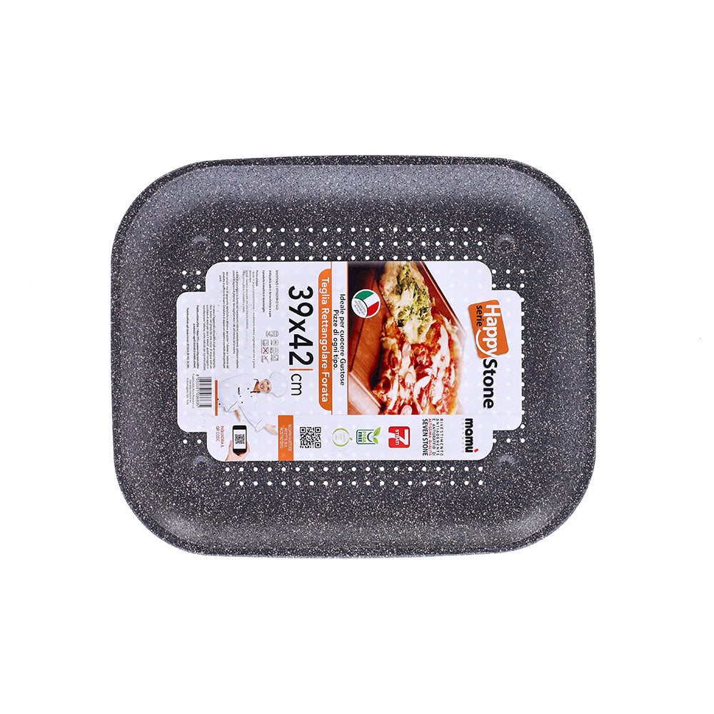 teglia rettangolare antiaderente alluminio 7 strati pfoa free antigraffio made in italy happy stone_2