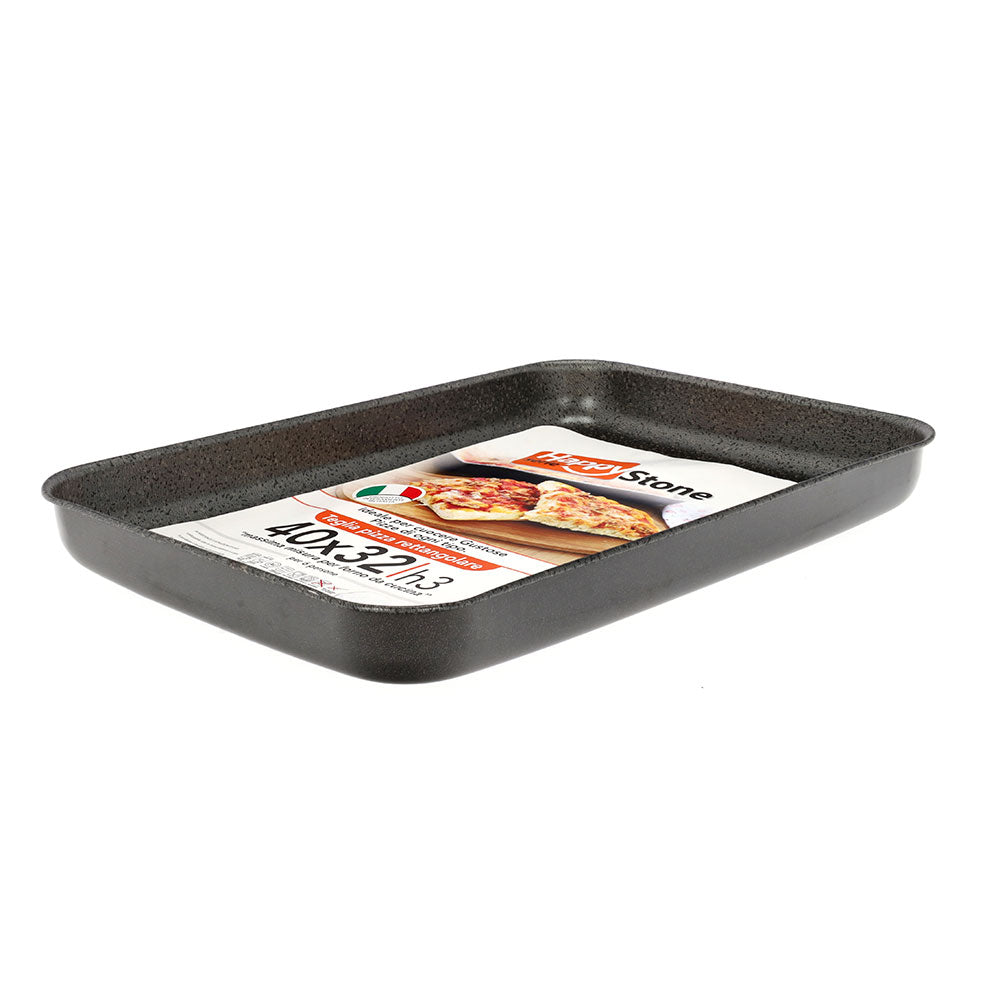 teglia rettangolare antiaderente alluminio 7 strati pfoa free antigraffio made in italy happy stone_1 - 3
