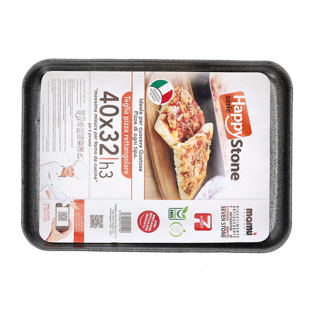 teglia rettangolare antiaderente alluminio 7 strati pfoa free antigraffio made in italy happy stone_2