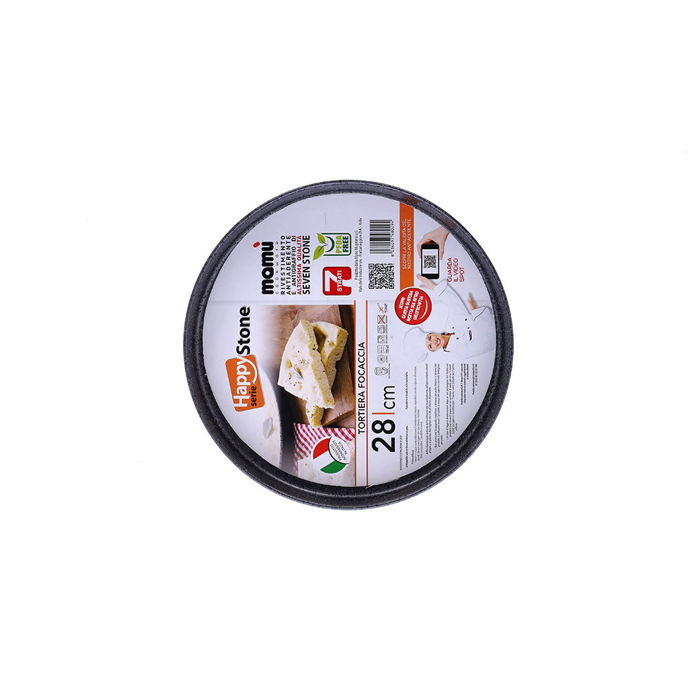 tortiera focaccia antiaderente alluminio 7 strati pfoa free antigraffio made in italy happy stone_2