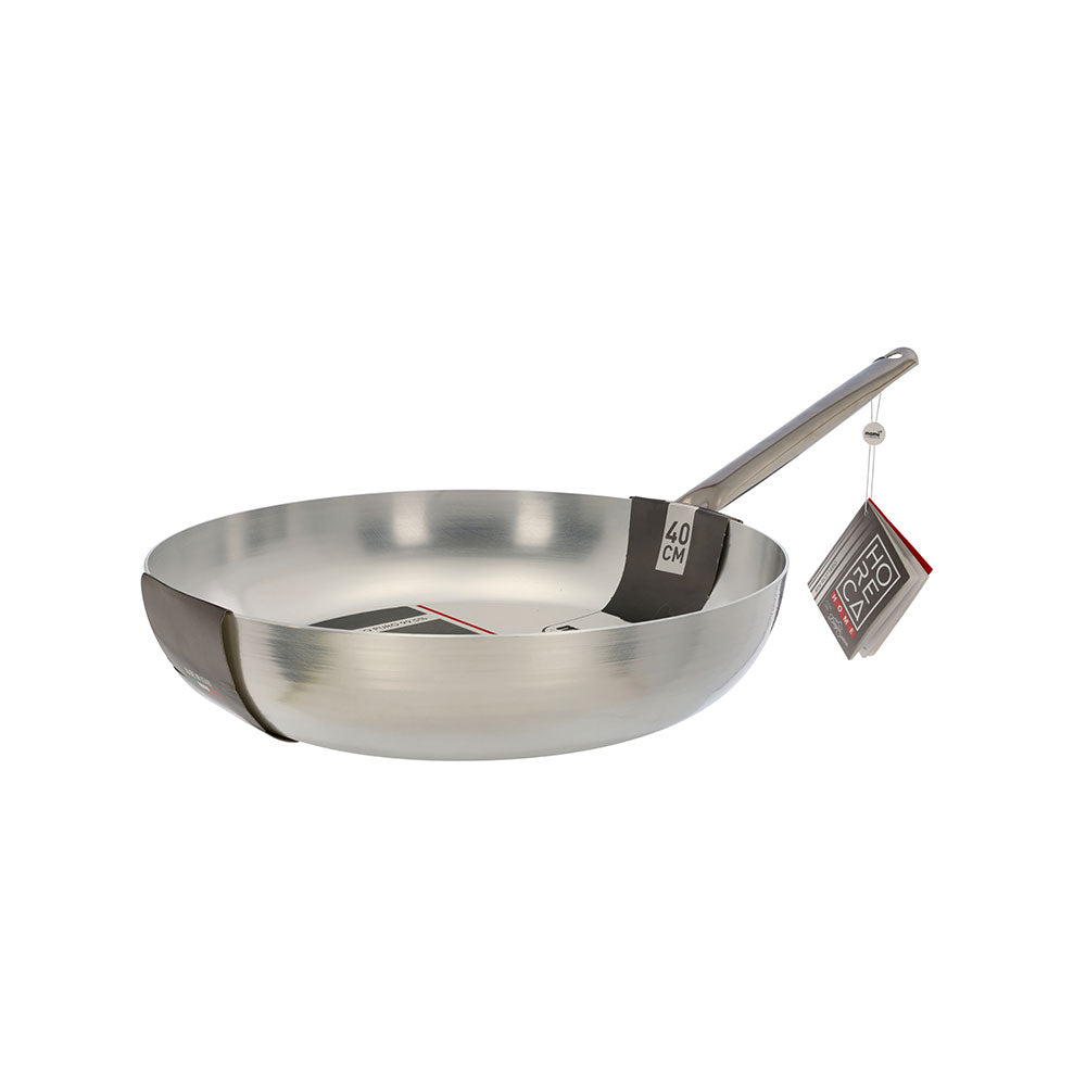 Mamù Set Professionale 3 prodotti padella, saltapasta, tegame in alluminio puro linea professionale made in italy_7 - 7