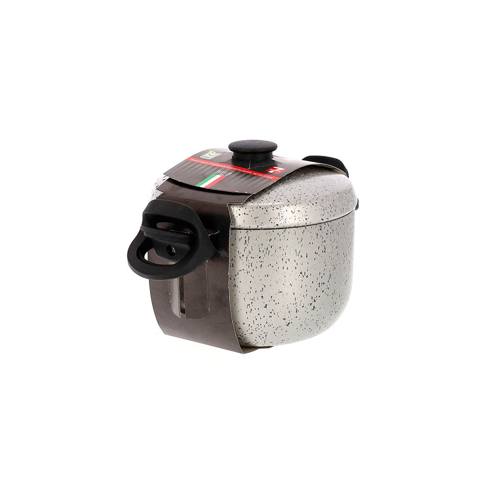 Antihaftbeschichteter Nudelkocher, handlich, PFOA-freies Aluminium, kratzfest, praktisch, schnelles Kochen, hergestellt in Italien