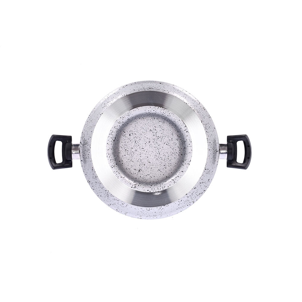 Antihaftbeschichtete Grillplatte, leicht zu handhaben, PFOA-frei, kratzfestes Aluminium, praktisch, schnelles Garen, hergestellt in Italien - 6