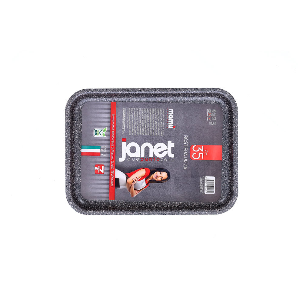 Non-stick pizza roaster, easy to handle, PFOA-free aluminum, scratch-resistant, practical, fast cooking, made in Italy - 7