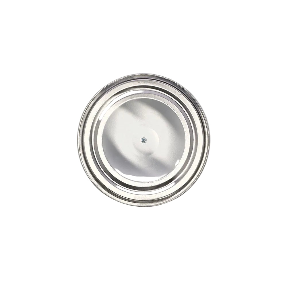 Mamù Set 2 pezzi coperchio e caldaia in alluminio bianco con manico in ferro made in italy_9 - 9