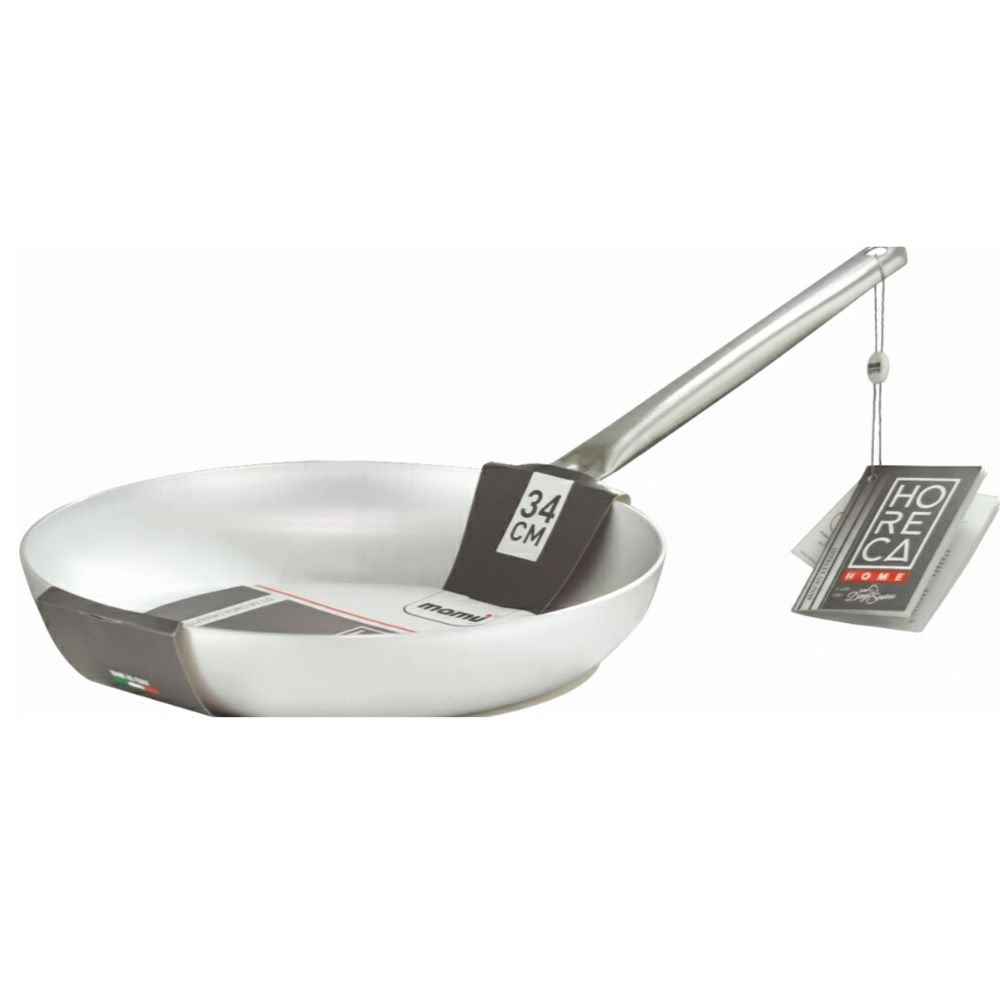 Mamù Set Professionale 3 prodotti padella, saltapasta, tegame in alluminio puro linea professionale made in italy_3