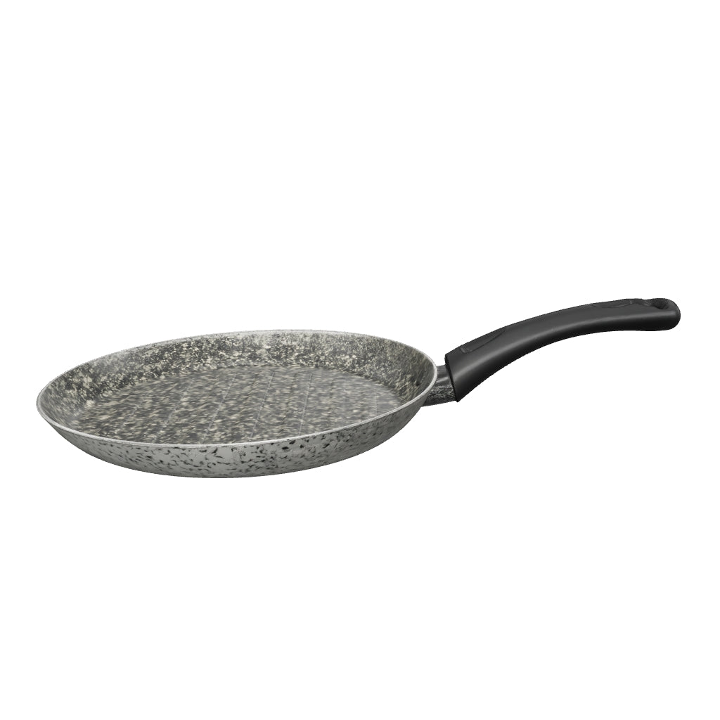 Bistecchiera Tonda antiaderente maneggevole alluminio PFOA free antigraffio pratica cottura veloce made in italy_9 - 1