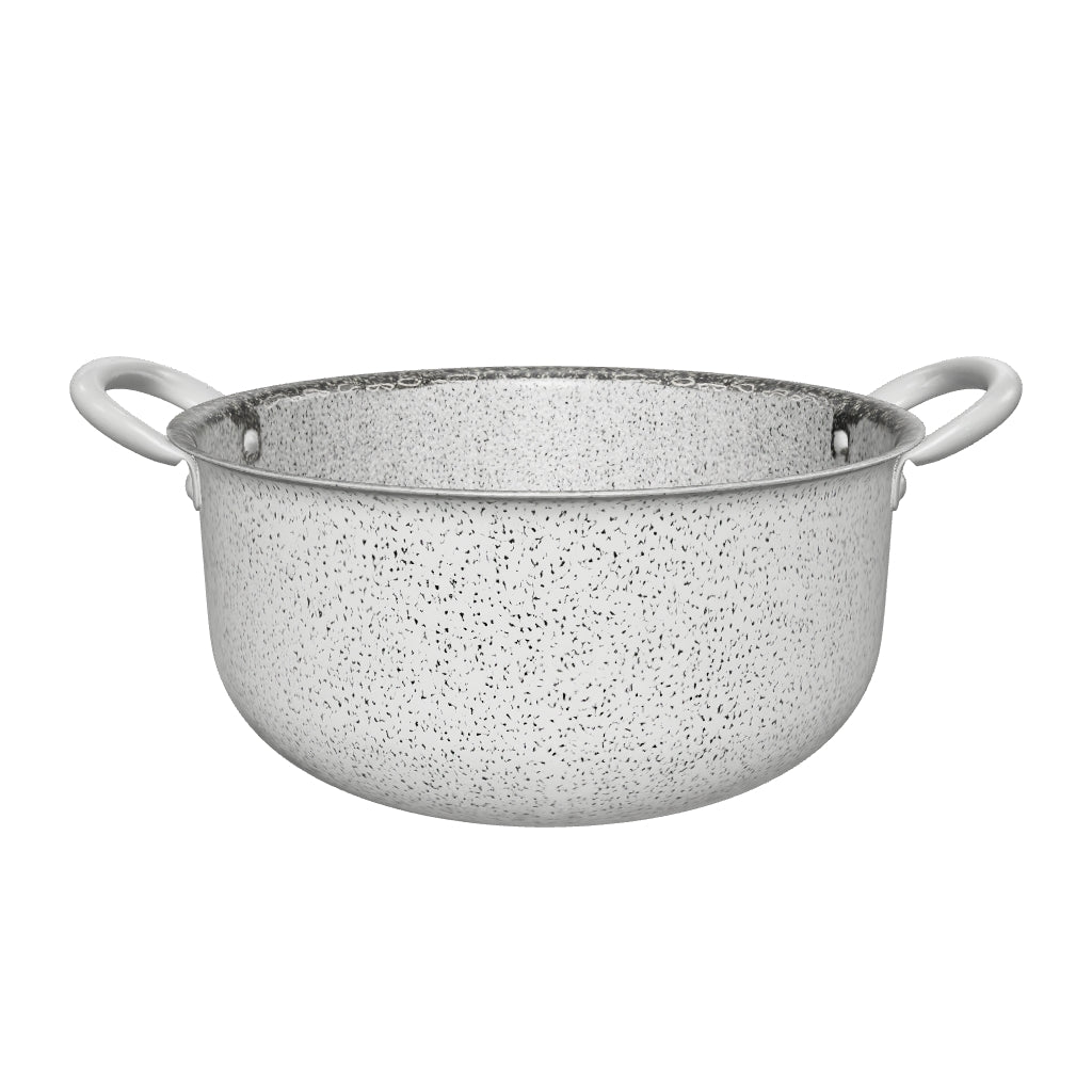 Casseruola con due manici in ferro antiaderente maneggevole alluminio PFOA free antigraffio pratica cottura veloce made in italy_9 - 1