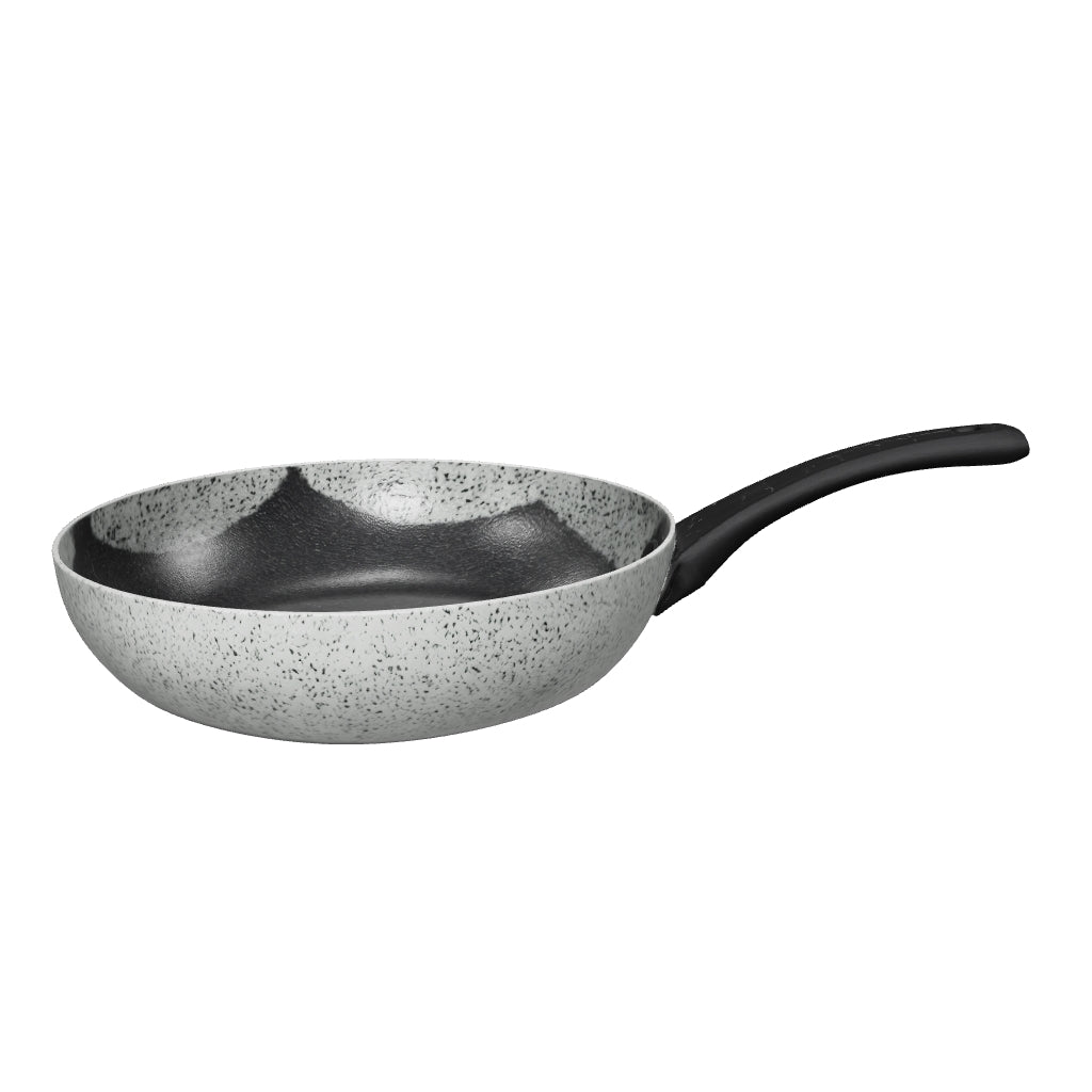 Non-stick, easy-to-handle, scratch-resistant PFOA-free aluminum pan with a practical, quick-cooking handle, made in Italy. - 1