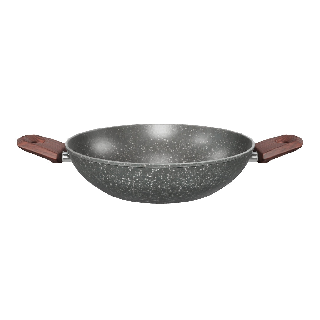 Wok ad induzione con alto spessore resistente con due manici - 1