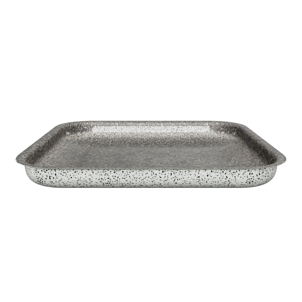 Rostiera Pizza antiaderente maneggevole alluminio PFOA free antigraffio pratica cottura veloce made in italy_9