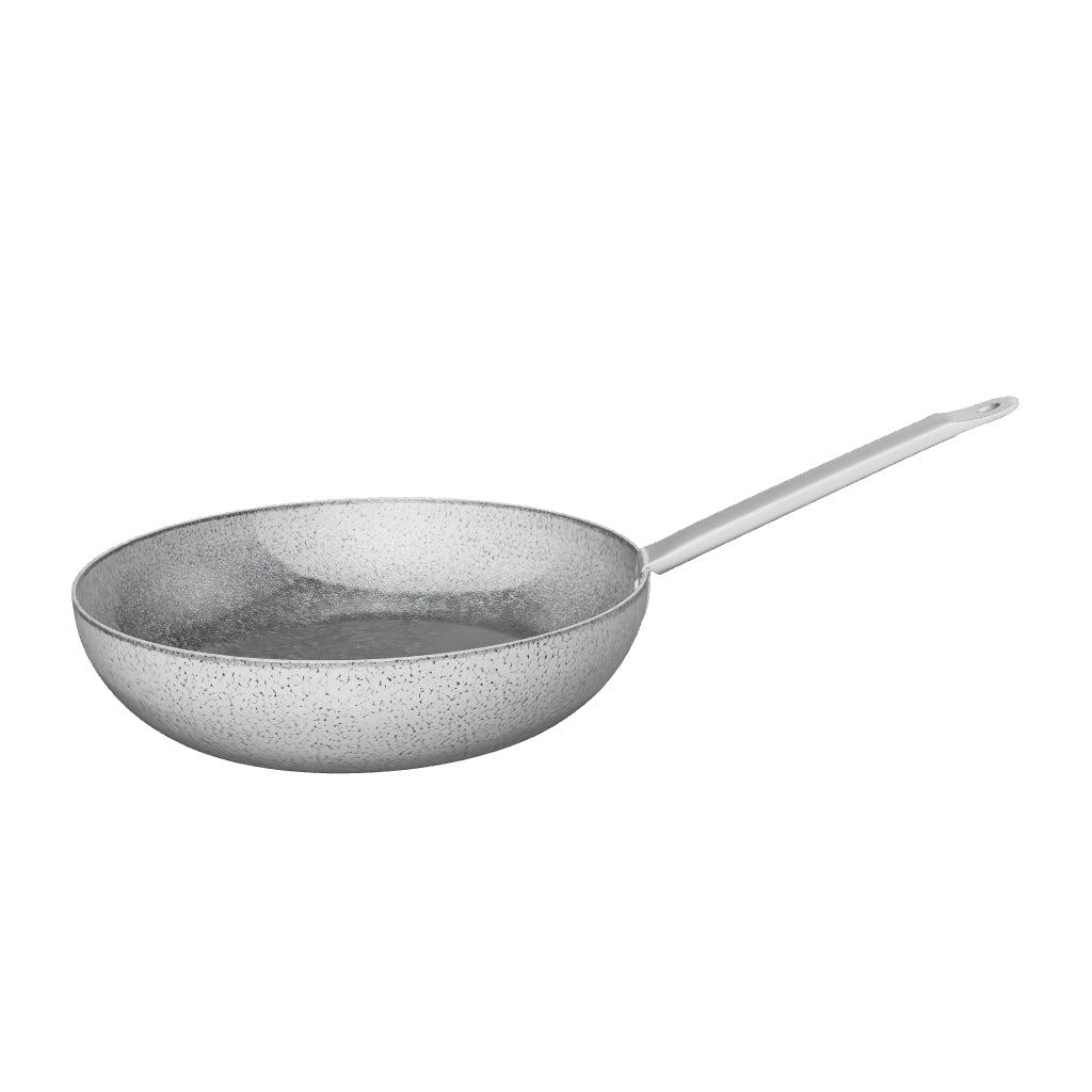 Saltapasta antiaderente maneggevole alluminio con un manico lungo in ferro PFOA free antigraffio pratica cottura veloce made in italy_9 - 1