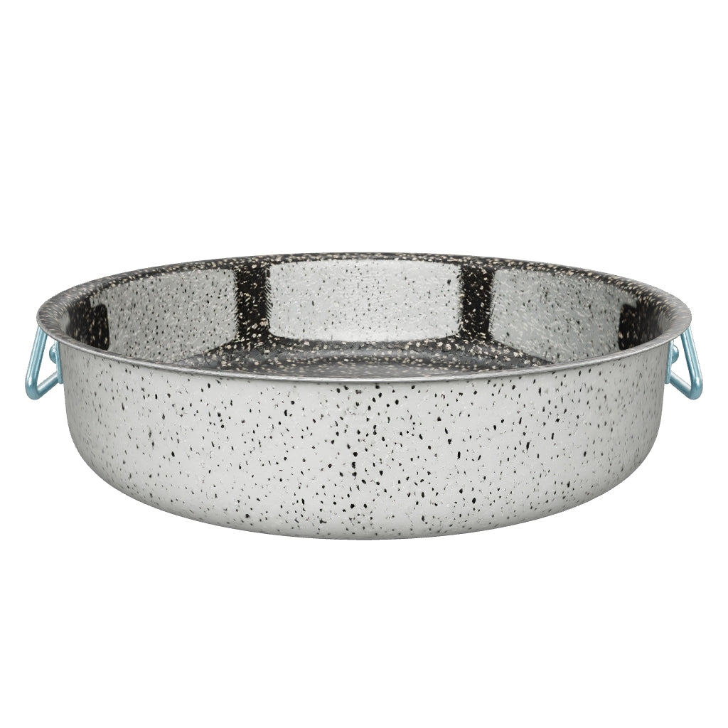 Tortiera Tonda antiaderente maneggevole alluminio PFOA free antigraffio pratica cottura veloce made in italy_9 - 1