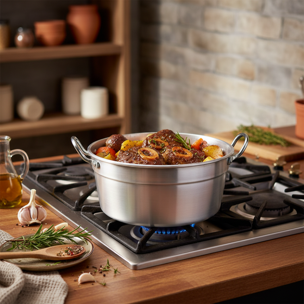 Versilia oven in durable white aluminum made in Italy