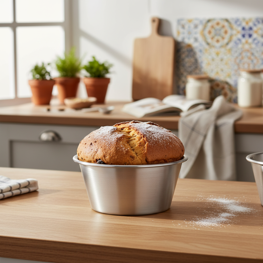 Easter mold in durable white aluminum made in Italy