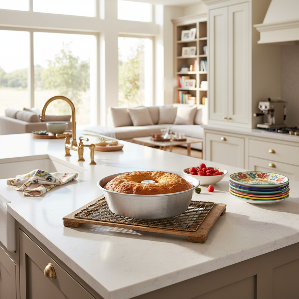 Durable white aluminum holeless shape made in Italy