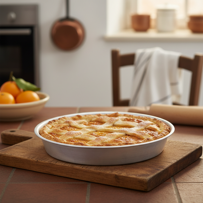 Ruoto Pastiera in alluminio bianco durevole made in italy