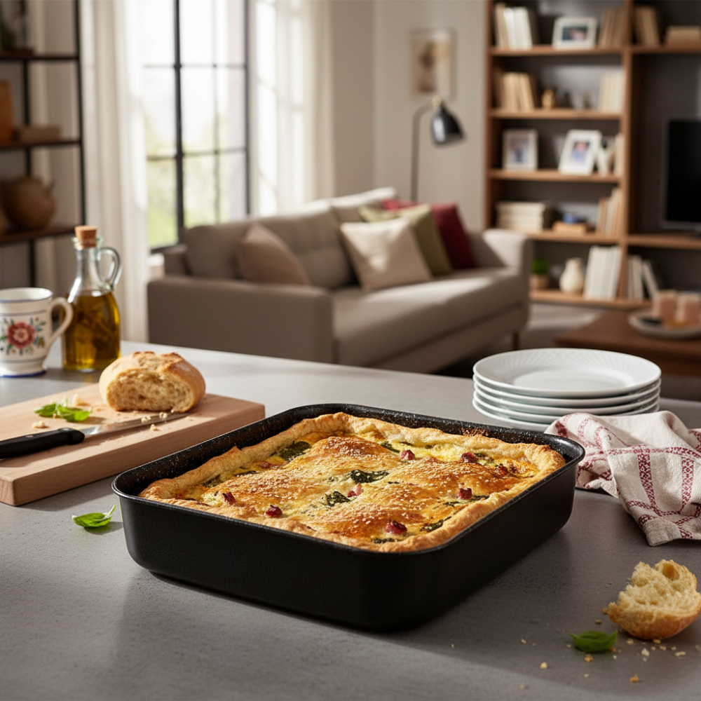 Sfornatutto high non-stick aluminum 7-layer PFOA free scratch-resistant made in Italy