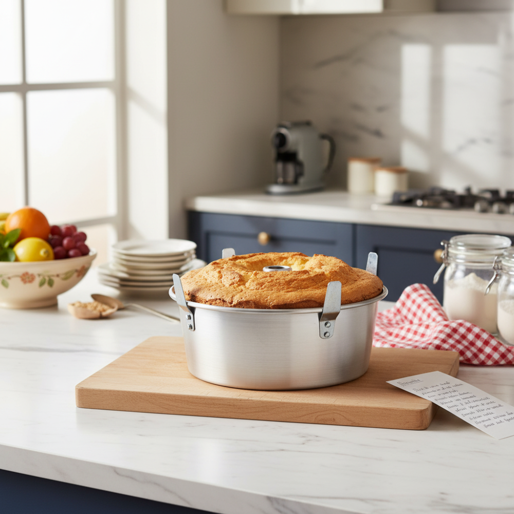 Chiffon shape in durable white aluminum made in Italy