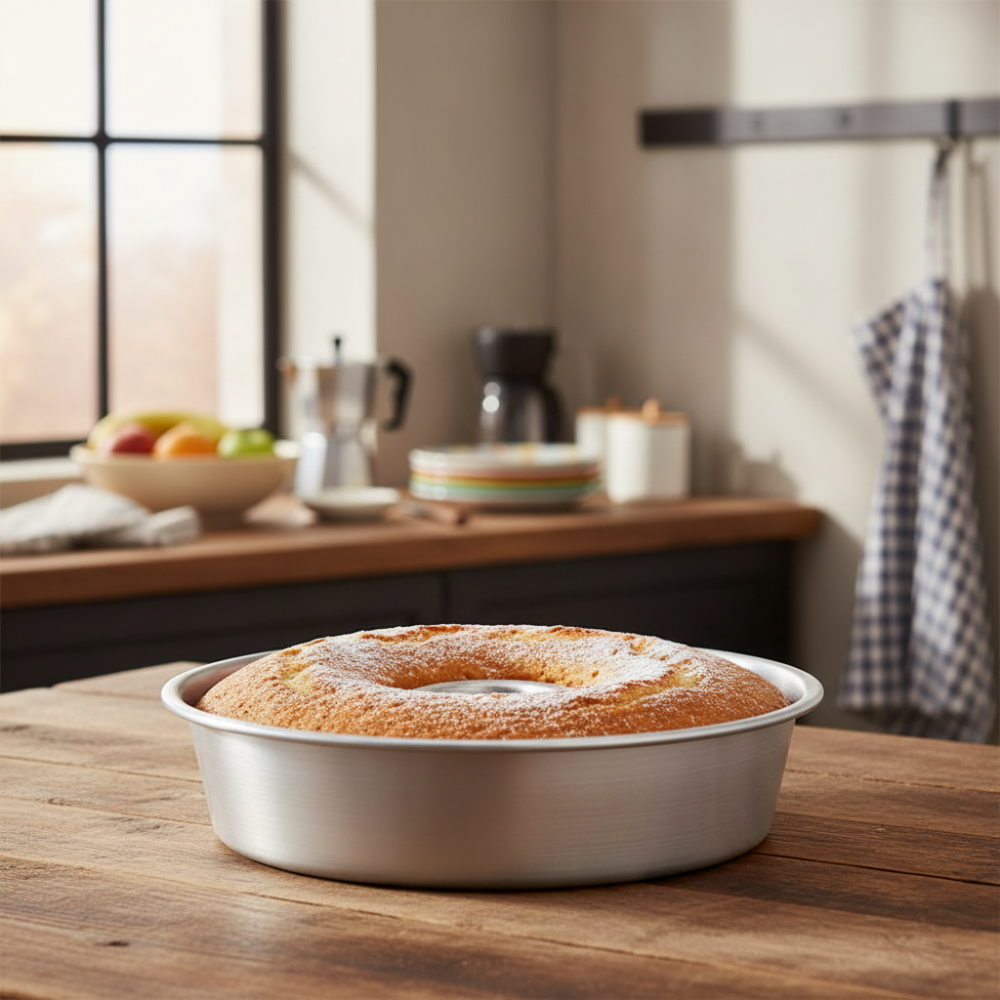 Stampo con buco in alluminio bianco durevole made in italy_1